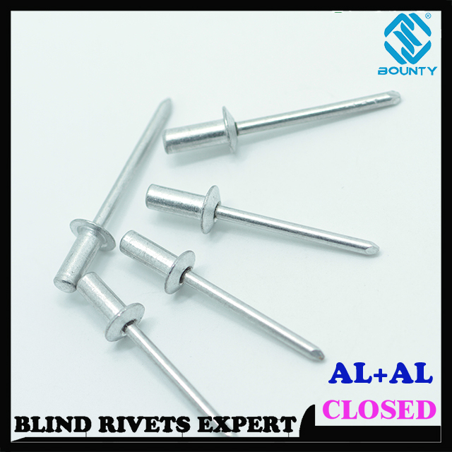 ALUMINUM MANDREL CLOSED END BLIND RIVETS Buy ALUMINUM MANDREL CLOSED
